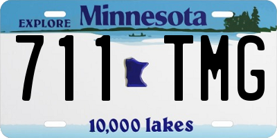 MN license plate 711TMG