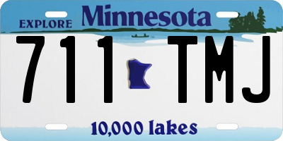 MN license plate 711TMJ