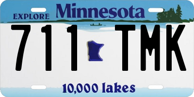 MN license plate 711TMK