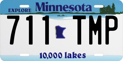 MN license plate 711TMP