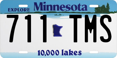 MN license plate 711TMS