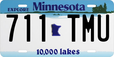 MN license plate 711TMU