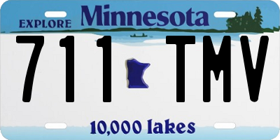MN license plate 711TMV