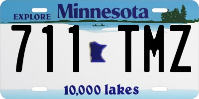 MN license plate 711TMZ