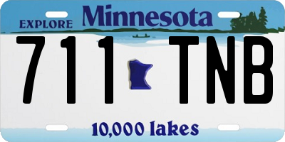 MN license plate 711TNB