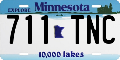 MN license plate 711TNC