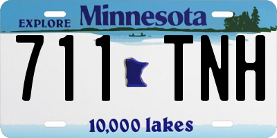 MN license plate 711TNH
