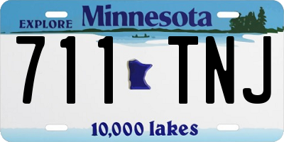 MN license plate 711TNJ