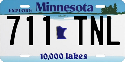 MN license plate 711TNL