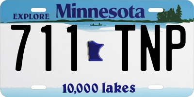 MN license plate 711TNP