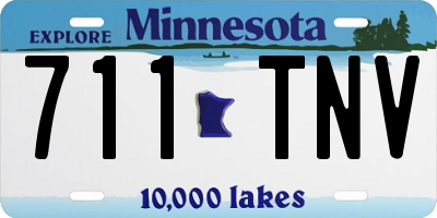 MN license plate 711TNV
