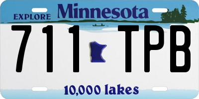 MN license plate 711TPB