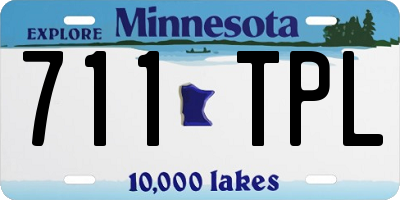 MN license plate 711TPL