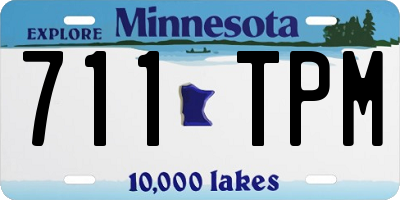 MN license plate 711TPM