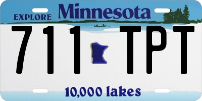 MN license plate 711TPT