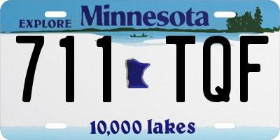 MN license plate 711TQF