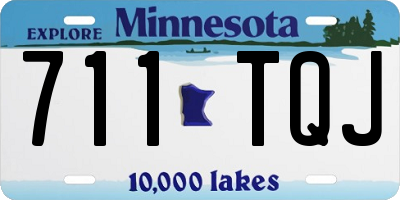 MN license plate 711TQJ