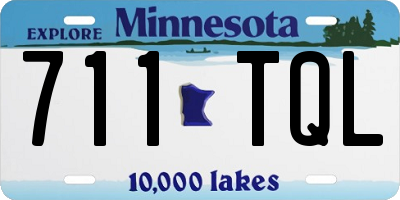 MN license plate 711TQL