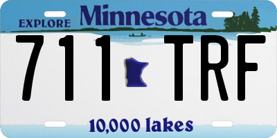 MN license plate 711TRF