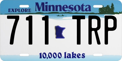 MN license plate 711TRP