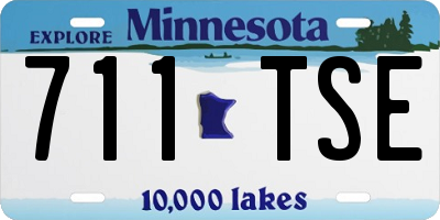 MN license plate 711TSE