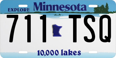 MN license plate 711TSQ