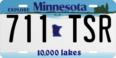 MN license plate 711TSR