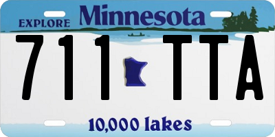 MN license plate 711TTA