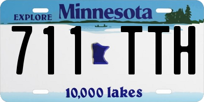 MN license plate 711TTH