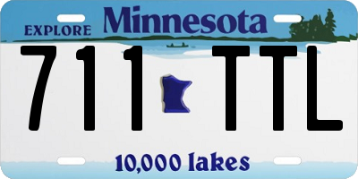 MN license plate 711TTL