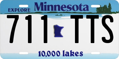 MN license plate 711TTS