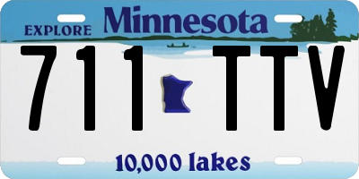 MN license plate 711TTV