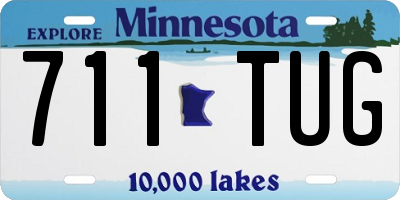 MN license plate 711TUG