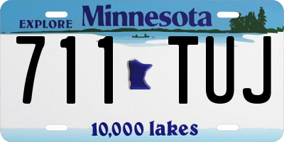 MN license plate 711TUJ