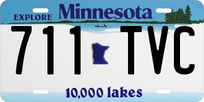 MN license plate 711TVC
