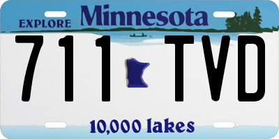MN license plate 711TVD