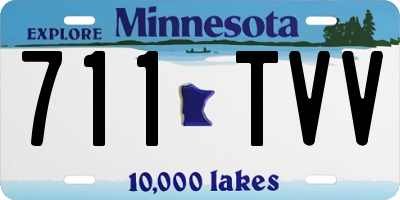 MN license plate 711TVV