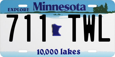 MN license plate 711TWL