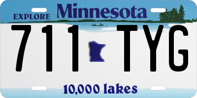 MN license plate 711TYG