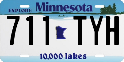 MN license plate 711TYH