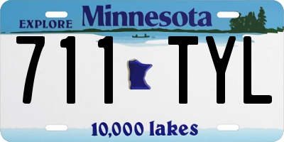 MN license plate 711TYL