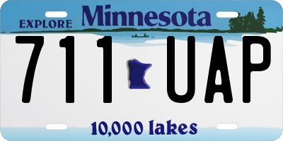 MN license plate 711UAP