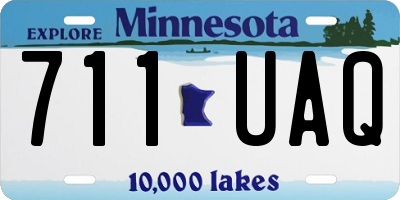 MN license plate 711UAQ