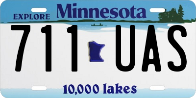 MN license plate 711UAS