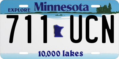 MN license plate 711UCN
