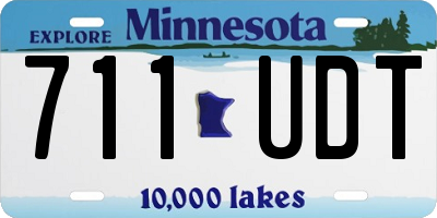 MN license plate 711UDT