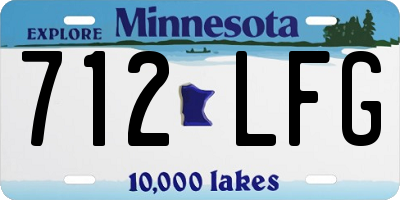 MN license plate 712LFG