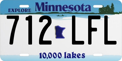MN license plate 712LFL