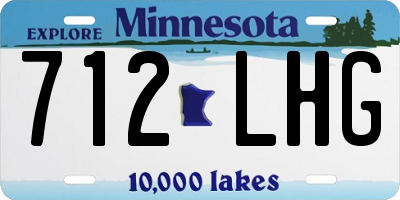 MN license plate 712LHG