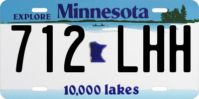 MN license plate 712LHH